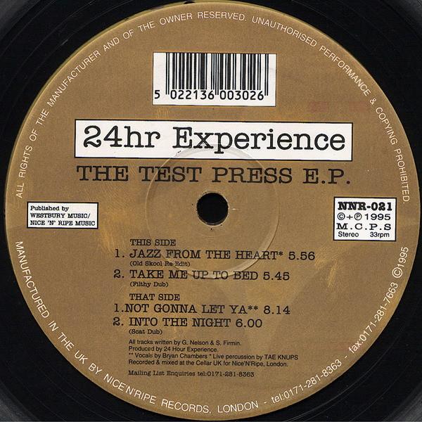 24Hour Experience - The Test Press E.P.