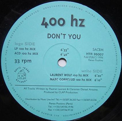 400 Hz - Don't You