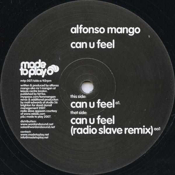 Alfonso Mango - Can U Feel