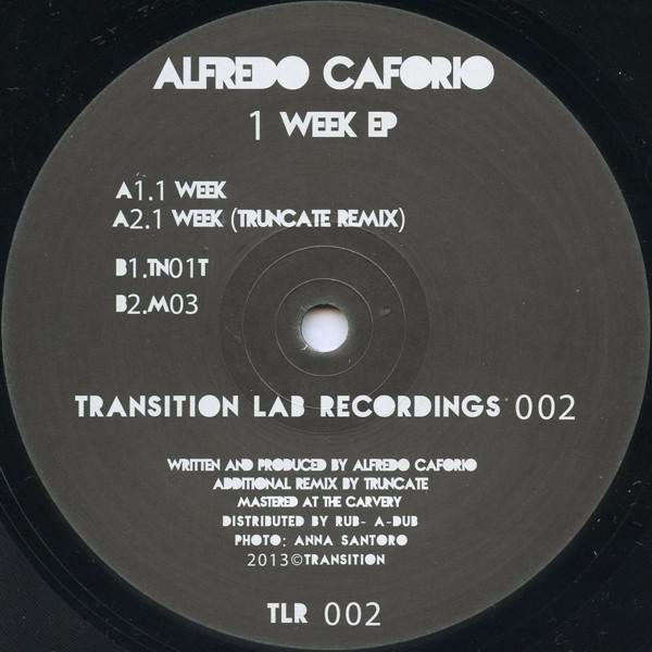 Alfredo Caforio - 1 Week EP