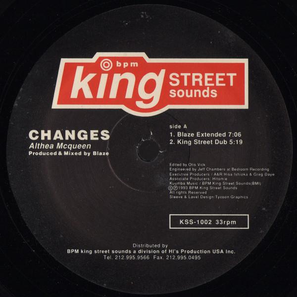 Althea McQueen - Changes