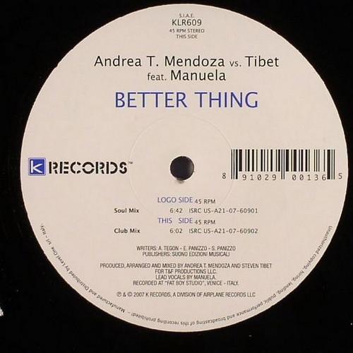 Andrea T. Mendoza vs. Tibet, Manuela (2) - Better Thing