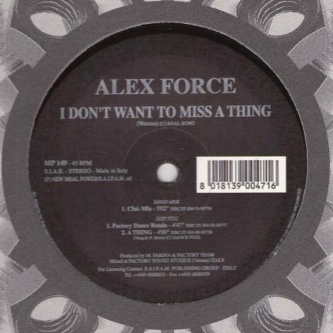 Axel Force - I Don't Want To Miss A Thing