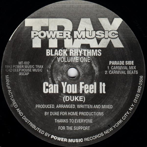 Black Rhythms - Can You Feel It