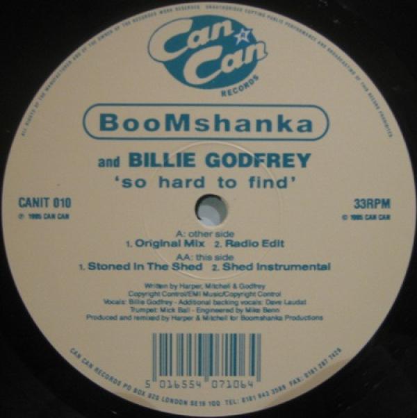 Boomshanka, Billie Godfrey - So Hard To Find