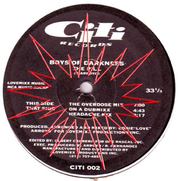 Boys Of Darkness - The Pill