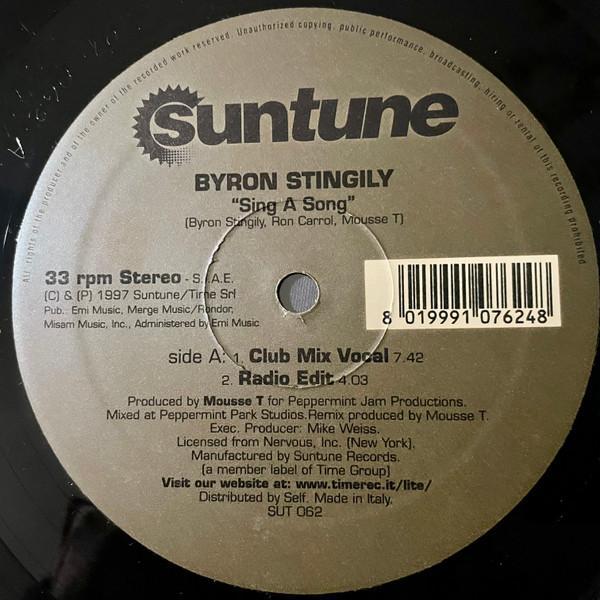 Byron Stingily - Sing A Song