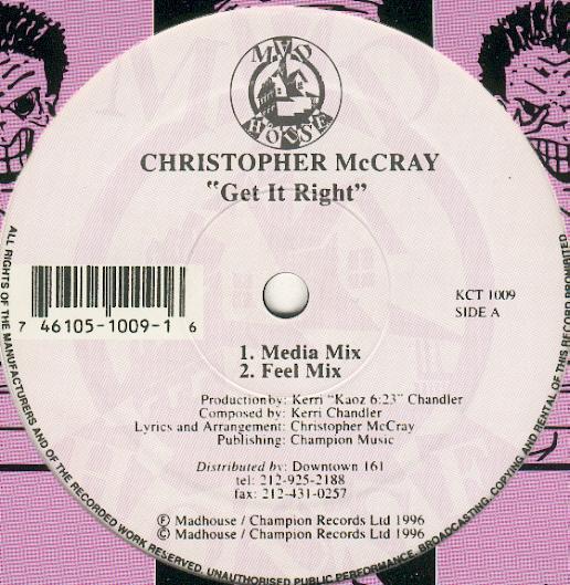 Christopher McCray - Get It Right