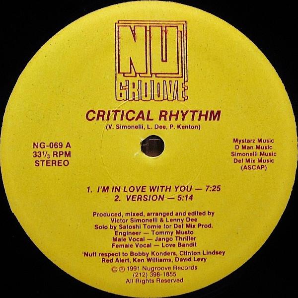Critical Rhythm - I'm In Love With You
