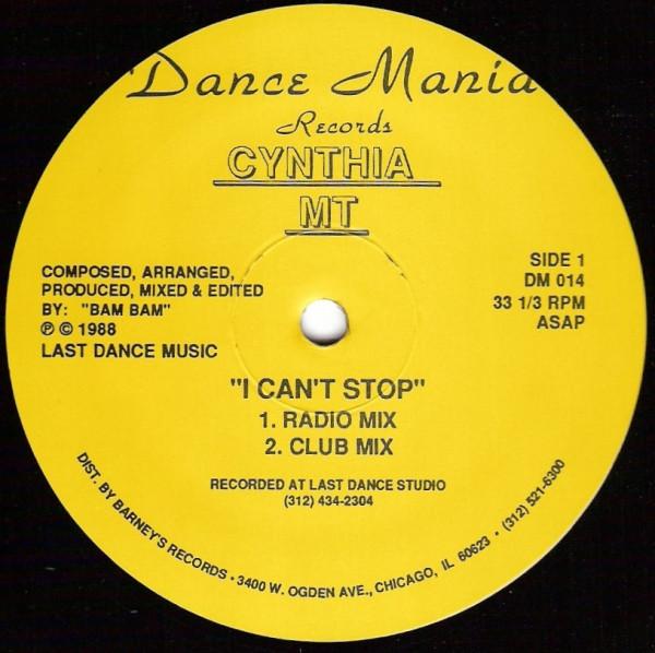 Cynthia M - I Can't Stop