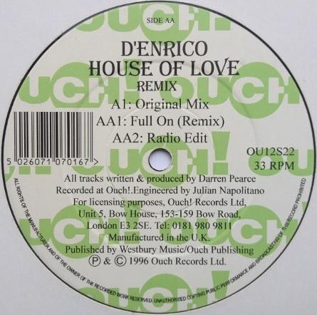 D'Enrico - House Of Love (Remix)