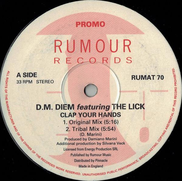 D M Diem, The Lick - Clap Your Hands