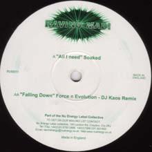 DJ Force & The Evolution, Soaked - All I Need / Falling Down (DJ Kaos Remix)