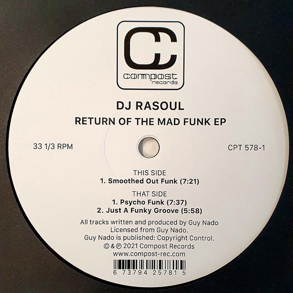 DJ Rasoul - Return Of The Mad Funk EP