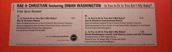Dinah Washington - Is You Is Or Is You Ain't My Baby?