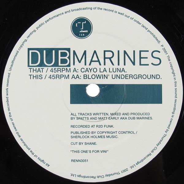Dub Marines - Cayo La Luna / Blowin' Underground