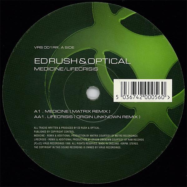 Ed Rush & Optical - Medicine / Lifecrisis