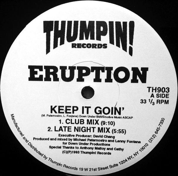 Eruption (3) - Keep It Goin' / Feel It