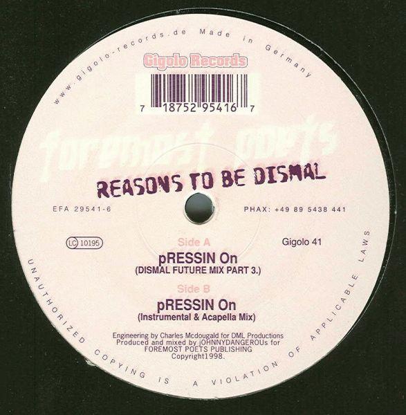 Foremost Poets - Pressin On
