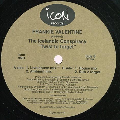 Frankie Valentine, The icelandic Conspiracy - Twist To Forget