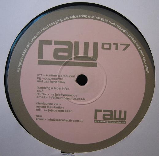 Guy McAffer, Carl Hendrickse - RAW 017
