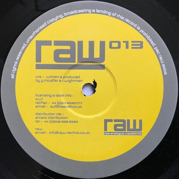 Guy McAffer, R.Wightman - RAW 013