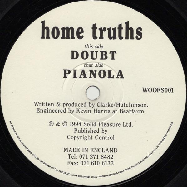 Home Truths - Doubt / Pianola