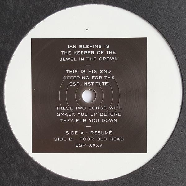 Ian Blevins - Resumé / Poor Old Head