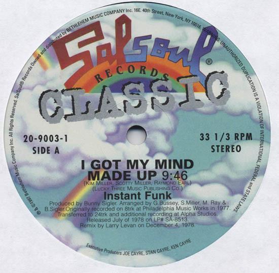 Instant Funk, Inner Life - I Got My Mind Made Up / Moment Of My Life