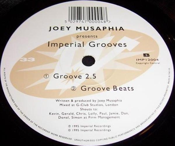 Joey Musaphia - Imperial Grooves