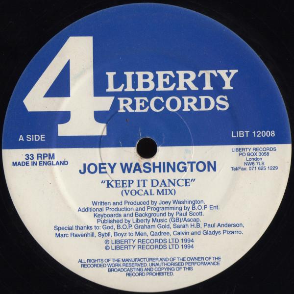 Joey Washington - Keep It Dance
