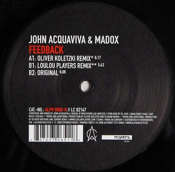 John Acquaviva & Madox - Feedback
