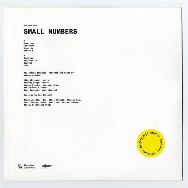Jon Doe One - Small Numbers