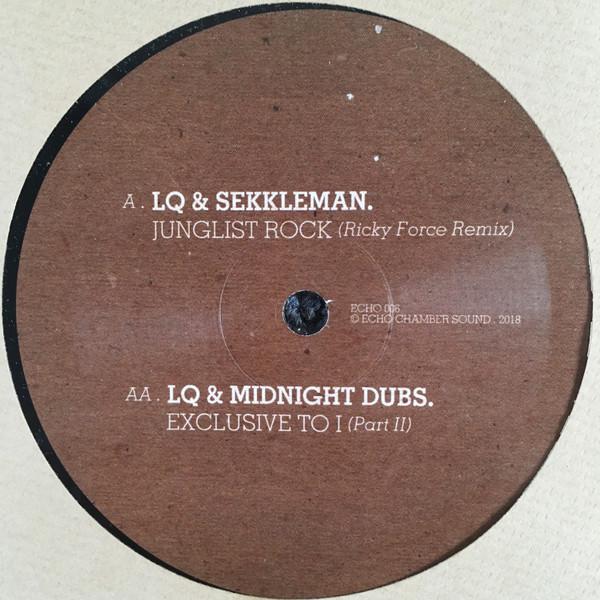 L Que, Sekkleman, Midnight Dubs - Junglist Rock (Ricky Force Remix) /  Exclusive To I