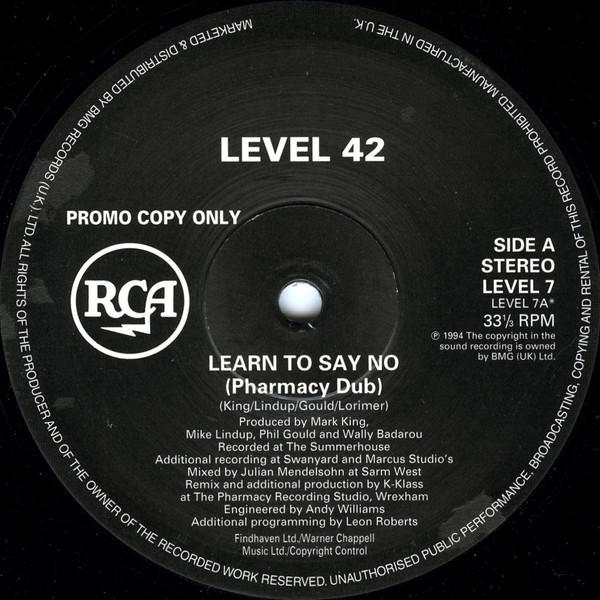 Level 42 - Learn To Say No