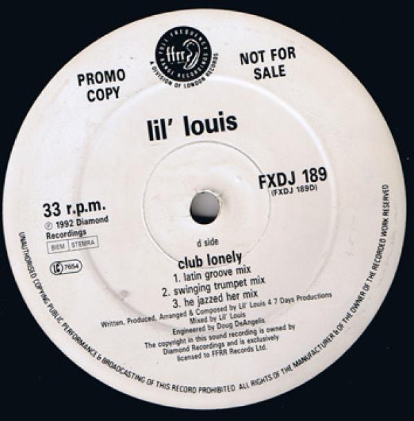 Lil' Louis - Club Lonely