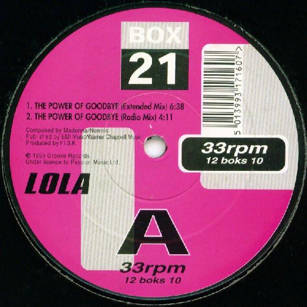 Lola (10), Studio All Stars, Gigi (7) - The Power Of Goodbye / If You Could Read My Mind