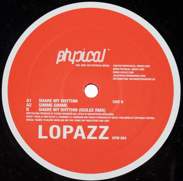 Lopazz - Share My Rhythm E.P.
