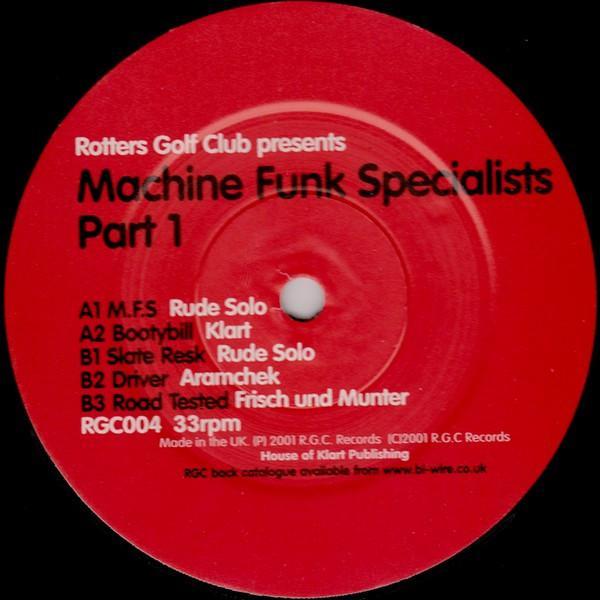  - Machine Funk Specialists Part 1