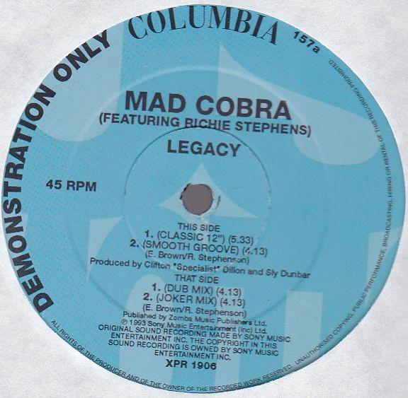 Mad Cobra, Richie Stephens - Legacy