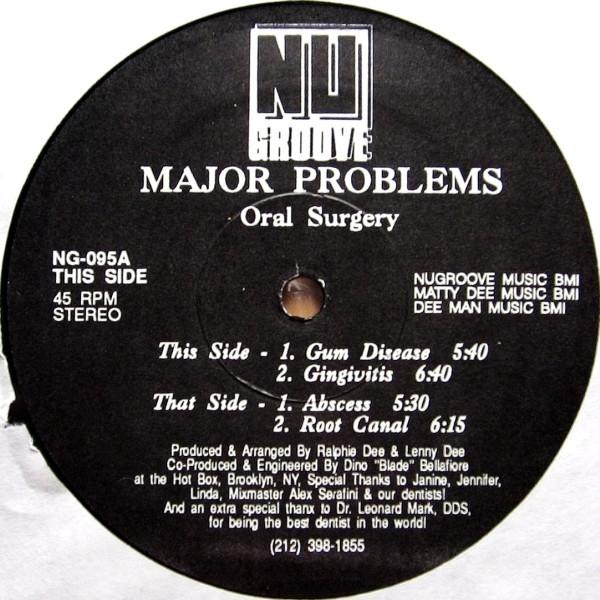 Major Problems - Oral Surgery