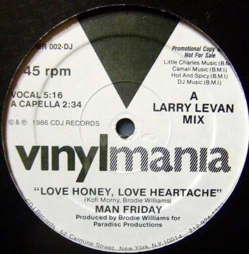 Man Friday - Love Honey, Love Heartache