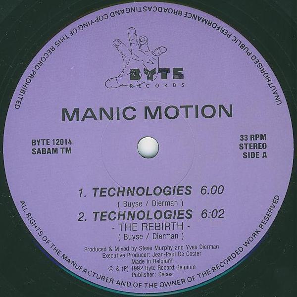Manic Motion - Technologies / Sidelines