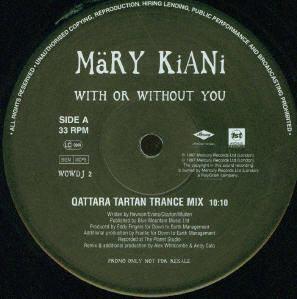 Mary Kiani - With Or Without You