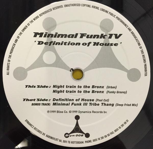 Minimal Funk - Definition Of House