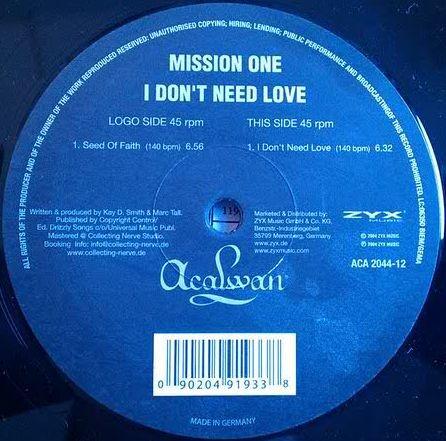 Mission One - I Don't Need Love