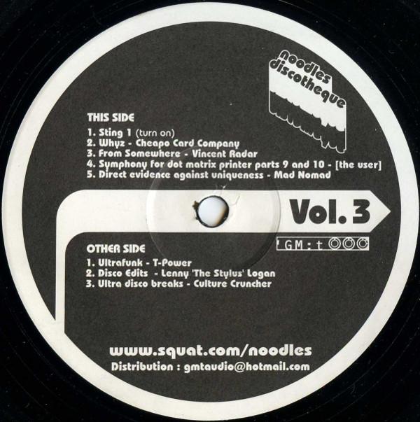  - Noodles Discotheque Vol. 3