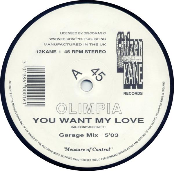 Olimpia - You Want My Love