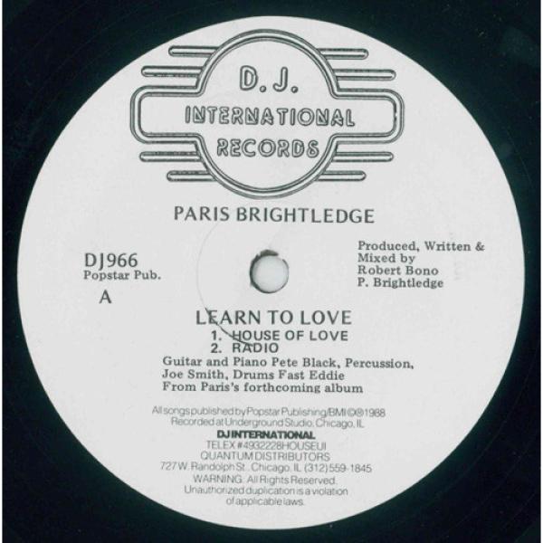 Paris Brightledge - Learn To Love