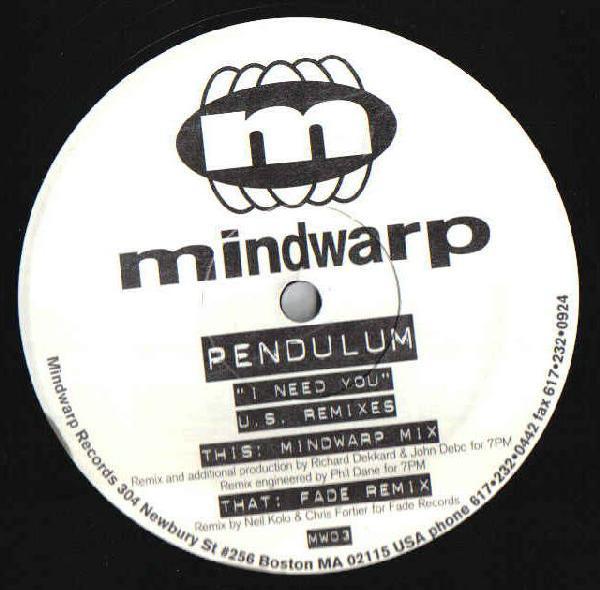 Pendulum - I Need You (U.S. Mixes)